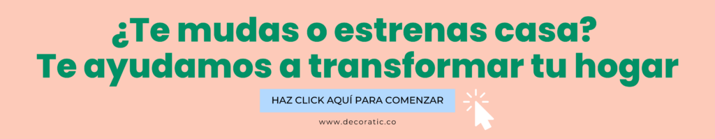 ¿Te enfrentas a una mudanza o estrenas casa nueva? Te ayudamos a transformar tu hogar Haz clic aquí para comenzar www decoratic co en un fondo rosa-Mudanza sin estrés: Tips para un trasteo con tranquilidad
